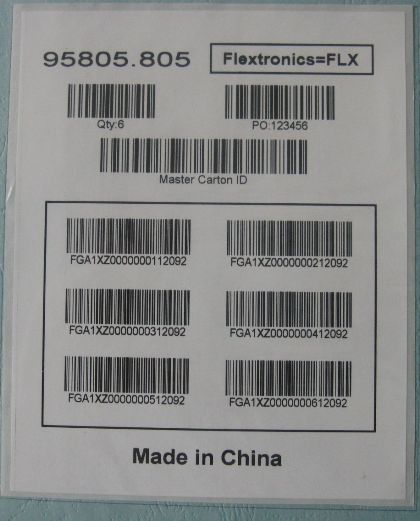 Barcode labels