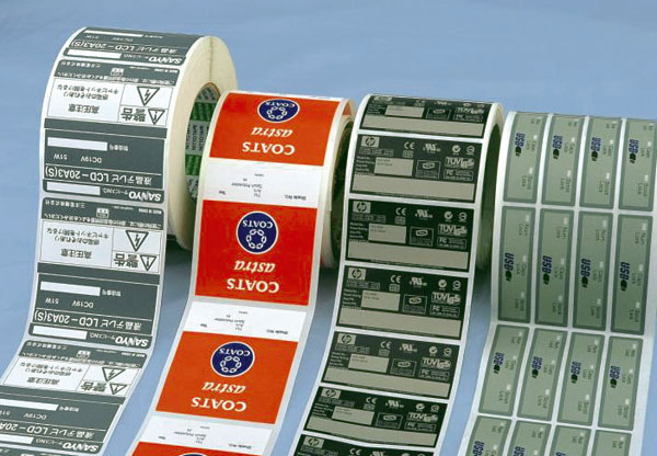 Self adhesive label